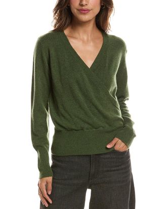 Fort&eacute; Cashmere Drape Surplus 100% Cashmere Sweater