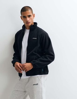 Columbia Timber Crest fleece con zip intera nero