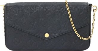 Louis Vuitton Noir Monogram Empreinte Pochette (Pre-Owned)