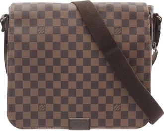 Louis Vuitton 2013 Damier Ebene District MM crossbody bag - Bruin