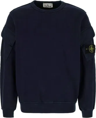 Stone Island Brushed Organic Cotton Sweatshirt