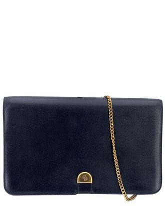 Dior Blue Leather Shoulder Bag (Authentic Pre-Loved)