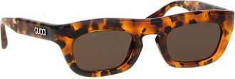 Gucci Tortoiseshell Rectangular Sunglasses - Tortoiseshell