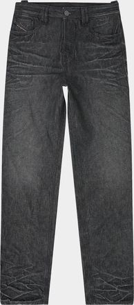 Diesel Men & apos;s 1991 D-Voeed Crinkle Denim Straight-Fit Jeans