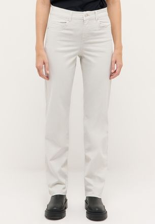 Angels 5-Pocket-Jeans ANGELS Style Straight Lara, Damen, Gr. 34, L&auml;nge 28, chalk used, Denim/Jeans, Obermaterial: 98% Baumwolle, 2% Elasthan, unifarben, stra