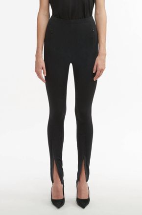 Wardrobe.NYC Front Zip Legging In Black