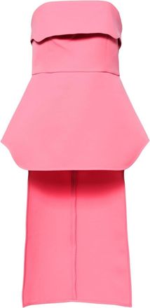 Alexis Akera strapless asymmetric top - women - Polyester - L - Pink