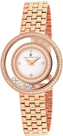 Christian Van Sant Womens White dial Watch