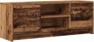 vidaXL Vidaxl - Mueble de tv madera ingeniería madera envejecida 102x30x37,5 cm