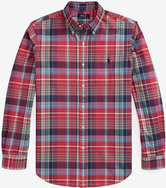 Polo Ralph Lauren Kariertes Oxford-Hemd Custom Fit Pony