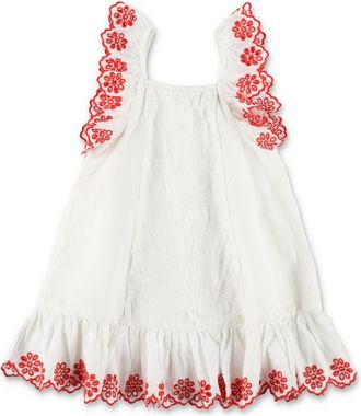 Stella McCartney Stella Mccartney Kinderjurken Wit