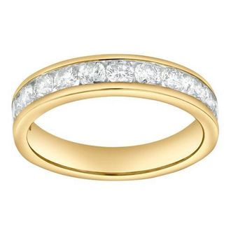 LuvMyJewelry Celvyn 1.00 Ct Natural Diamond Band 14K Gold Ring in 14K Yellow Gold at Nordstrom, Size 7.5
