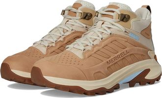 Merrell Moab Speed 2 LTR Mid Waterproof Womens Climbing Shoes Latte : 6.5 M, Synthetic