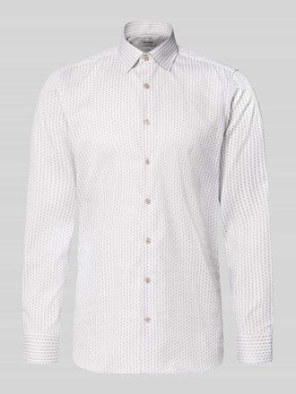 Olymp Level 5 Slim Fit Businesshemd aus Baumwoll-Mix mit Kentkragen in Sand, Größe 38