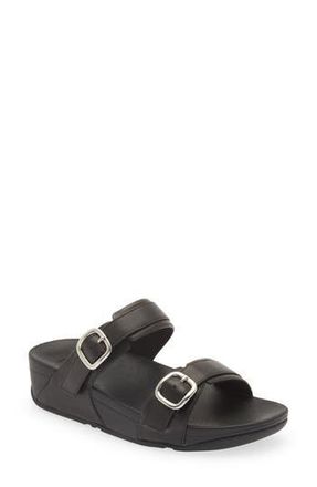 FitFlop Lulu Slide Sandal in All Black at Nordstrom Rack, Size 8