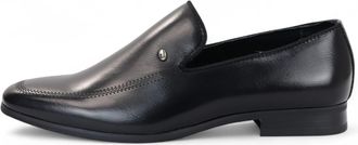 Infinity Leather Bruine klassieke instappers voor heren, formele schoenen