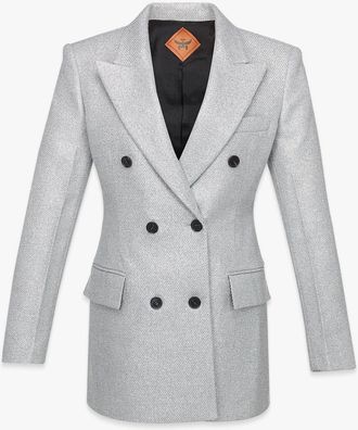 MCM Metallic Lurex Tweed Jacket