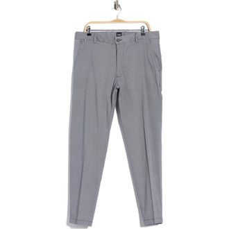 BOSS Kane Stretch Cotton Chino Pants in Dark Blue at Nordstrom Rack, Size 34 Regular