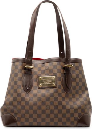Louis Vuitton Brown Pvc Handbag Tote Bag (Pre-Owned)