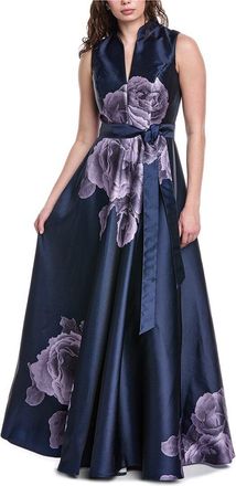 Rene Ruiz Floral Print Maxi Dress
