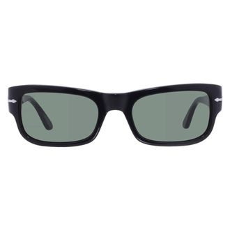 Persol Green Rectangular Unisex Sunglasses PO3326S 95/31 54