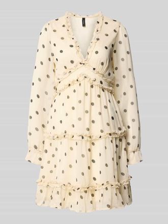 Vero Moda Regular Fit Sommerkleid aus Chiffon Modell SMILLA in Weiss, Gr&ouml;&szlig;e XL