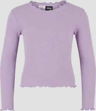 Urban Classics Short Rib Kids Longsleeve