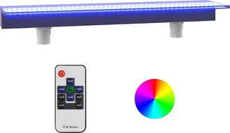 vidaXL Fuente Cascada Con Led Rgb Acr&iacute;lico 108 Cm Vidaxl