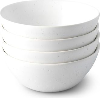 Fable Home Dessert Bowls in Speckled White at Nordstrom, Size Small