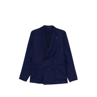 Tagliatore Double-breasted Patch-pockets Blazer