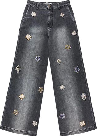 Munthe Broeken - Dames - Loose Fit Jeans - Grijs - XL - Jeans