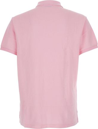 Polo Ralph Lauren Mens Polo Shirt Slim Fit Pink T-Shirts And Polos