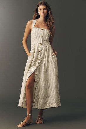 Maeve Cap Sleeve Midi Dress