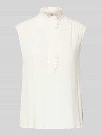 Soyaconcept Blusentop mit R&uuml;schenkragen Modell RADIA in Offwhite, Gr&ouml;&szlig;e XXL
