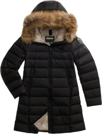 Blauer Piumino Lungo Kristin - - Jackets - Donna - Nero - XS