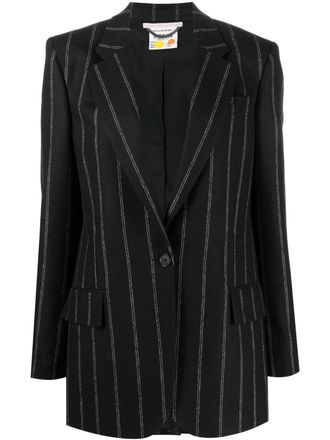 Stella McCartney Blazer met stikseldetail - Zwart