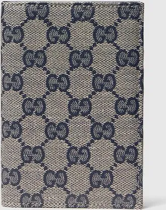 Gucci Essence Classic Passport Case, Blue, Leather