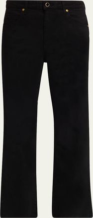 Khaite Vivian Kickflare Crop Jeans