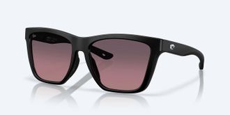 Costa Unisex Panga Ii Polarized Sunglasses In Matte Black Rose Gradient