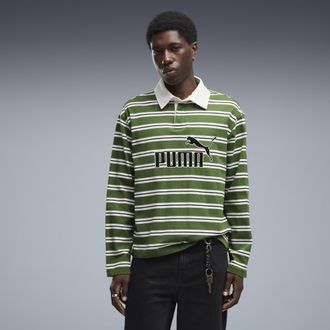 Puma Polo da rugby Essentials Elevated N. 1 dal taglio morbido da uomo, Abbigliamento, Verde, XXL