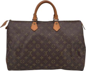 Louis Vuitton Vintage Cloth Handbag Speedy (Authentic Pre-Loved)
