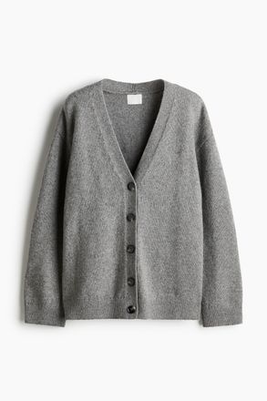 H&M Gestrickter Cardigan - Grau