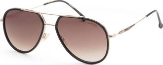 Carrera Womens CA295S 58 2M2 Fashion Sunglasses - Black - One Size