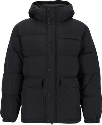 Maison Kitsun&eacute; Piumino Trapuntato con Cappuccio - - Jackets - Uomo - Nero - M