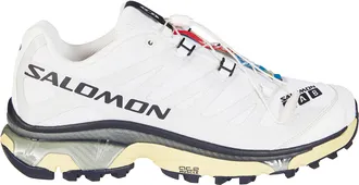 Salomon White Black Beige Accents Sneakers