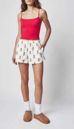 Florence By Mills Tank & Shorts Set in Winnie Dot Print at Nordstrom, Size Xx-Small