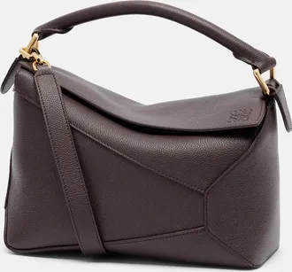 Loewe Puzzle Edge Small leather top-handle bag