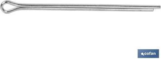 cofan Blister Pasadores Con Cabeza Ancha Din-94 Para Facilitar Su Uso Terminado En Zincado Autocorrosivo 10 Uds. Din-94 M-3,5x50