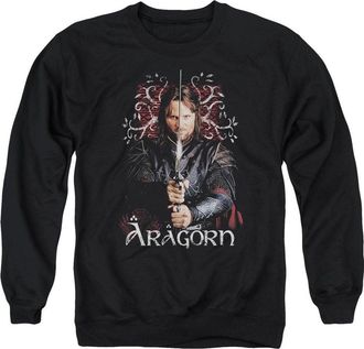 Gildan Lord Of The Rings Aragorn Adult Crewneck Sweatshirt