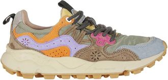 Flower Mountain Elegante su&egrave;de sneakers voor modebewuste vrouwen - Dames - Sneakers - Beige - 37 EU - Su&egrave;de - Schoenen
